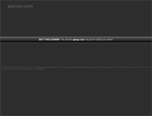 Tablet Screenshot of ajanya.com